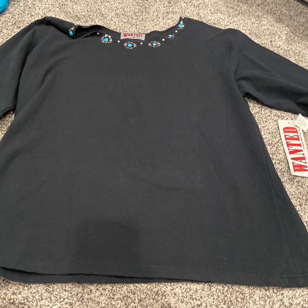 NWOT Women's XL VTG  wanted by beads beautiful inc